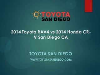 2014 Toyota RAV4 vs 2014 Honda CRV San Diego CA

TOYOTA SAN DIEGO
WWW.TOYOTASANDIEGO.COM

 
