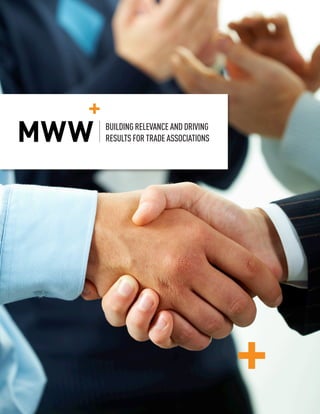 TRADE ASSOCIATIONS: INDUSTRY MATTERS
© MWW GROUP, ALL RIGHTS RESERVED 1
BUILDING RELEVANCE AND DRIVING
RESULTS FOR TRADE ASSOCIATIONS
 
