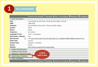 NO	
  ULRICHSWEB	
  1	
  
CLIQUE	
  
NESTA	
  ABA	
  
 