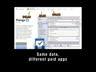 Same data, 
different paid apps 
© 2012 User Experience Awards UserExperienceAwards.com #UXAwards @UXAwards 
 