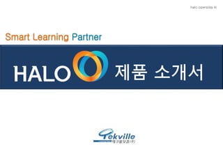 Smart Learning Partner 
halo.openplay.kr 
 