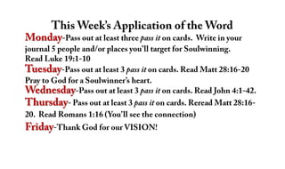 2014 Vision Month - Soulwinning