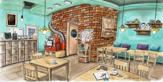 제주 종달리 동네 카페