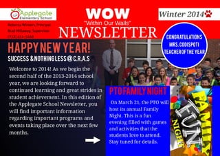 2014 winter newsletter