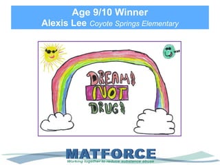 Age 9/10 Winner
Alexis Lee Coyote Springs Elementary
 