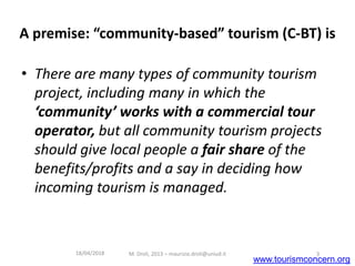 Business innovations for ‘community-based tourism’ development in rural areas: “the case of ‘Albergo Diffuso’”