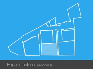 Espace salon (6 personnes)
 