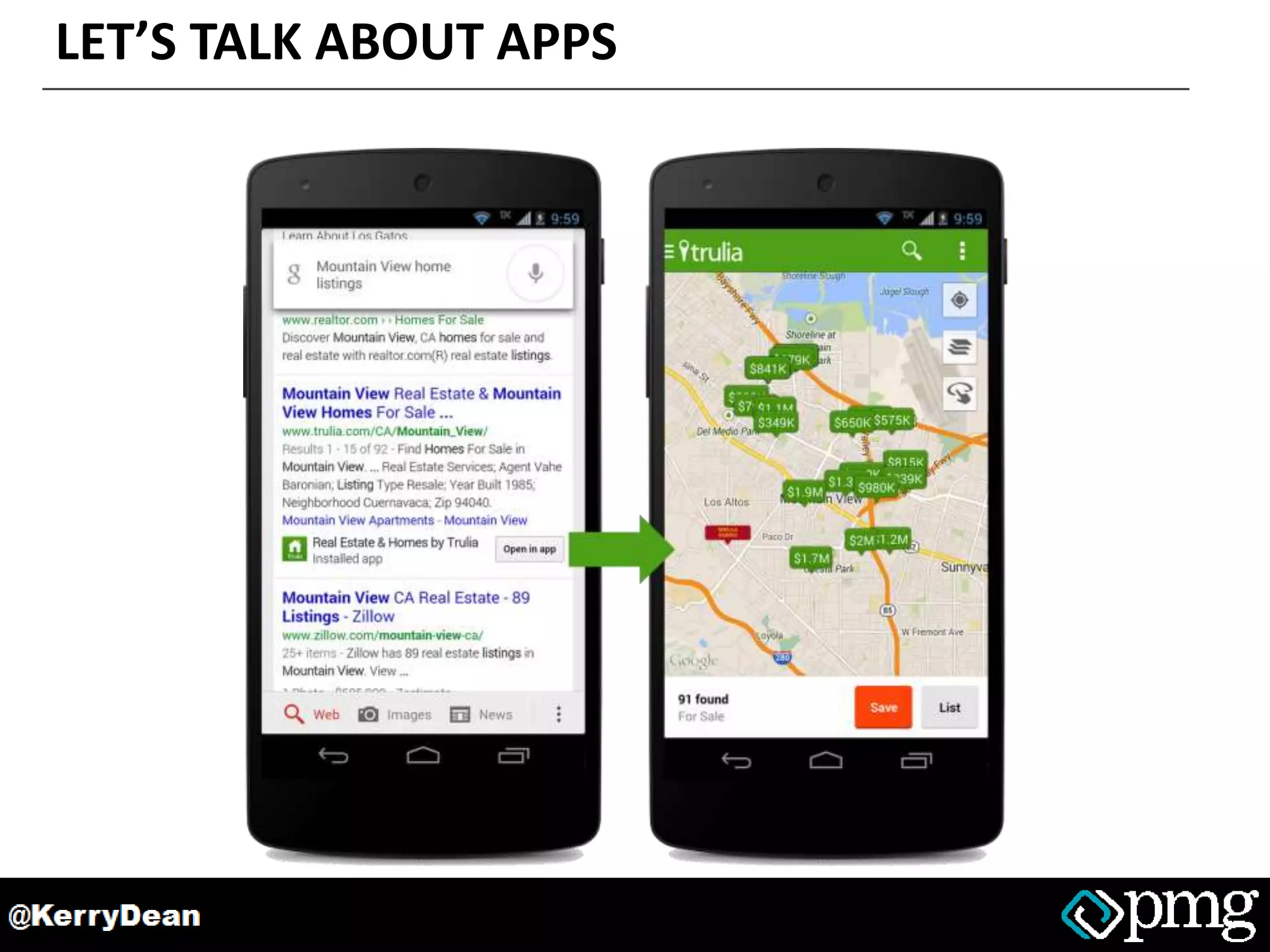 LET’S TALK ABOUT APPS
 