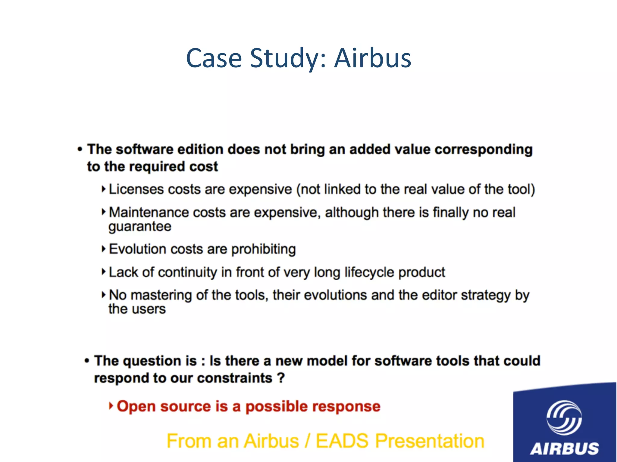 Case	
  Study:	
  Airbus
 