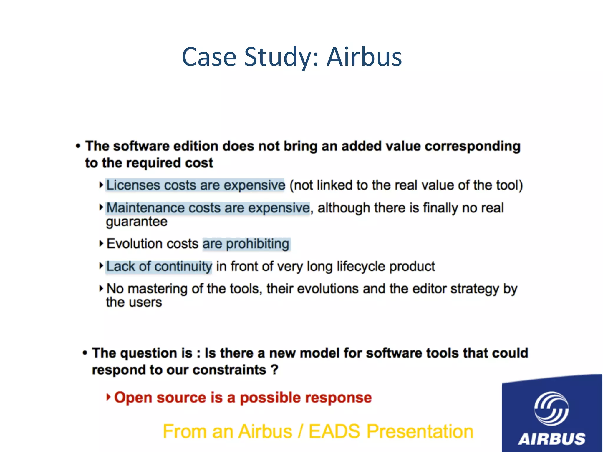 Case	
  Study:	
  Airbus
 
