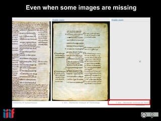 Even when some images are missing
 