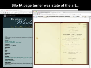 Silo IA page turner was state of the art…
 