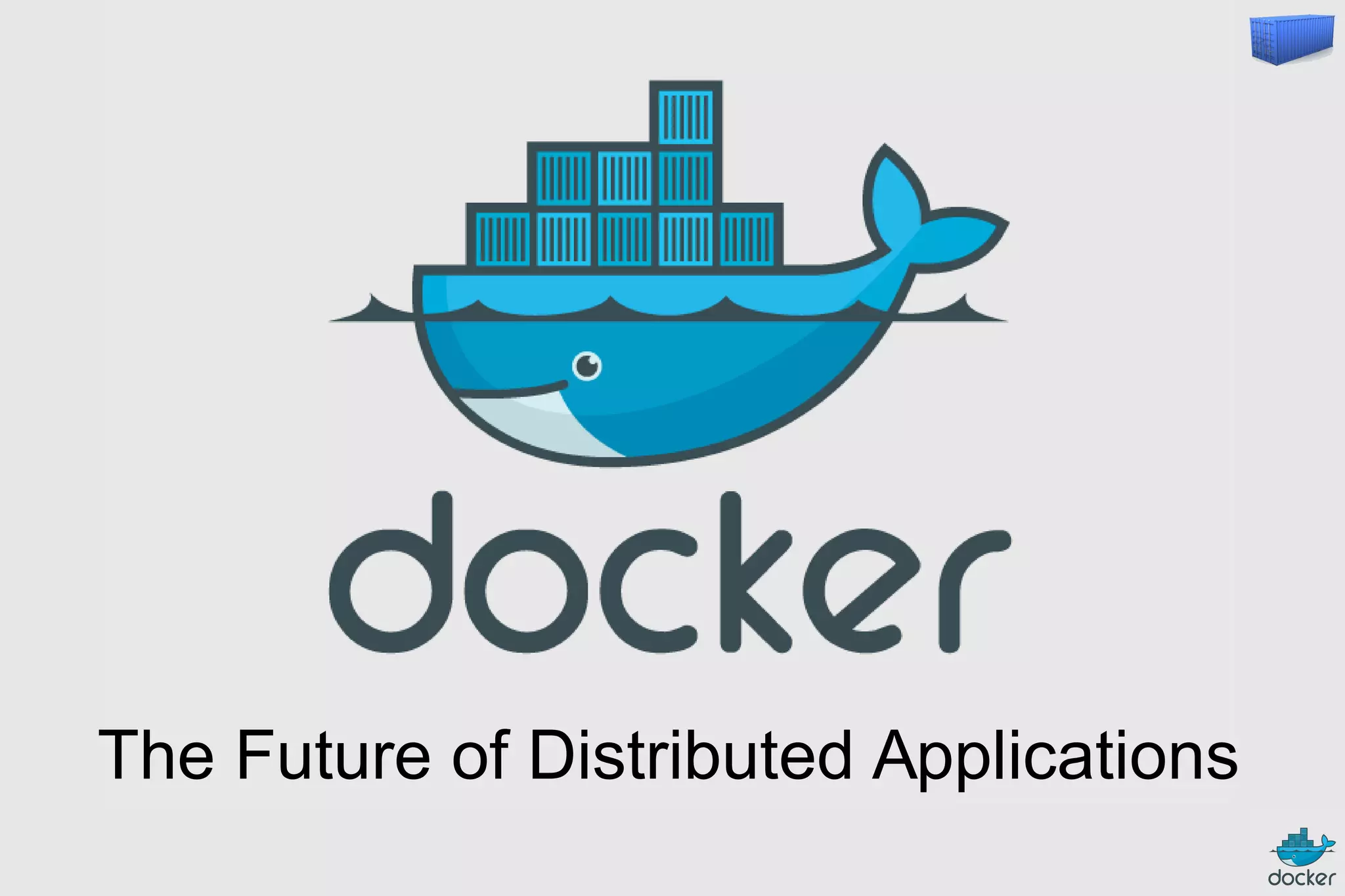 The Future of Distributed Applications
 