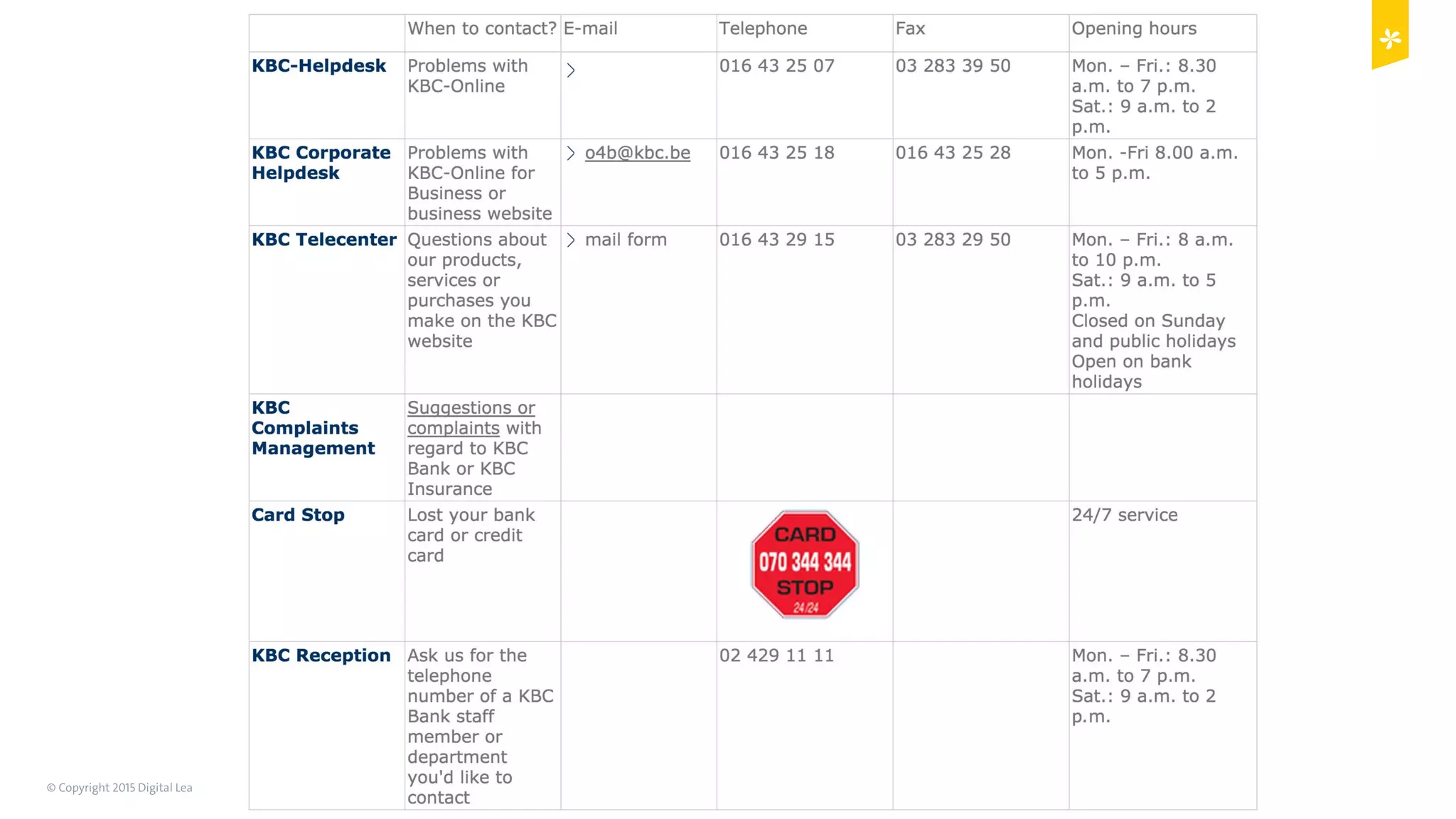 © Copyright 2015 Digital Leadership GmbH 75
 
