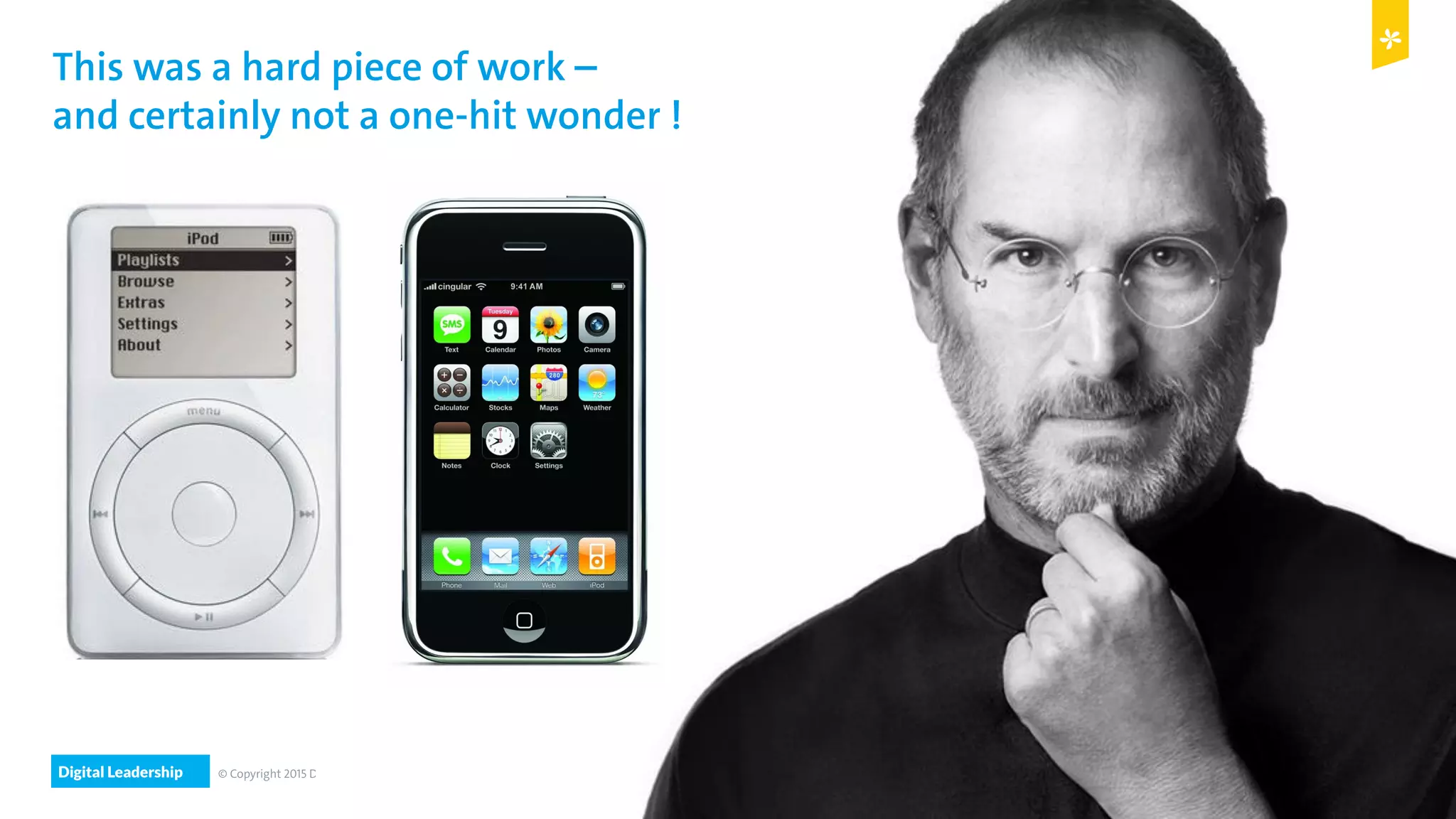 Digital Leadership © Copyright 2015 Digital Leadership GmbH
This was a hard piece of work –
and certainly not a one-hit wonder !
 