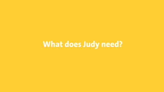 © Copyright 2015 Digital Leadership GmbH 61
What does Judy need?
 