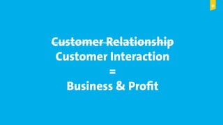 © Copyright 2015 Digital Leadership GmbH 28
Customer Relationship
Customer Interaction
=
Business & Profit
 