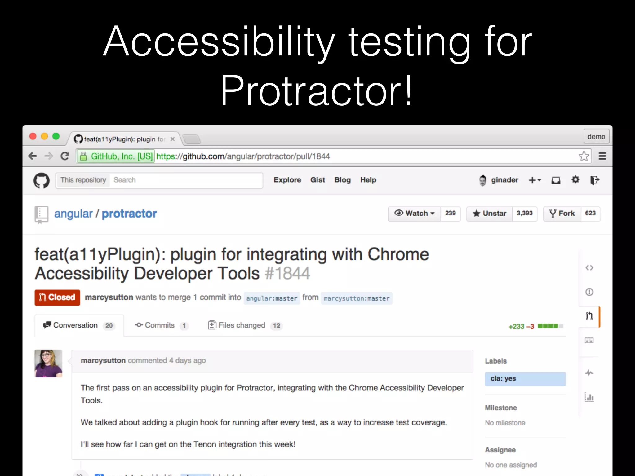 Thank you! Slides at http://dir.kg/angular.a11y http://dir.kg | @ginader 