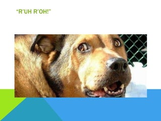 “R’UH R’OH!”
 