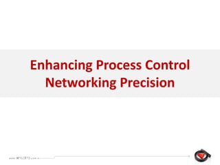 Enhancing Process Control
Networking Precision
 