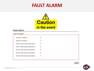 FAULT ALARM
 