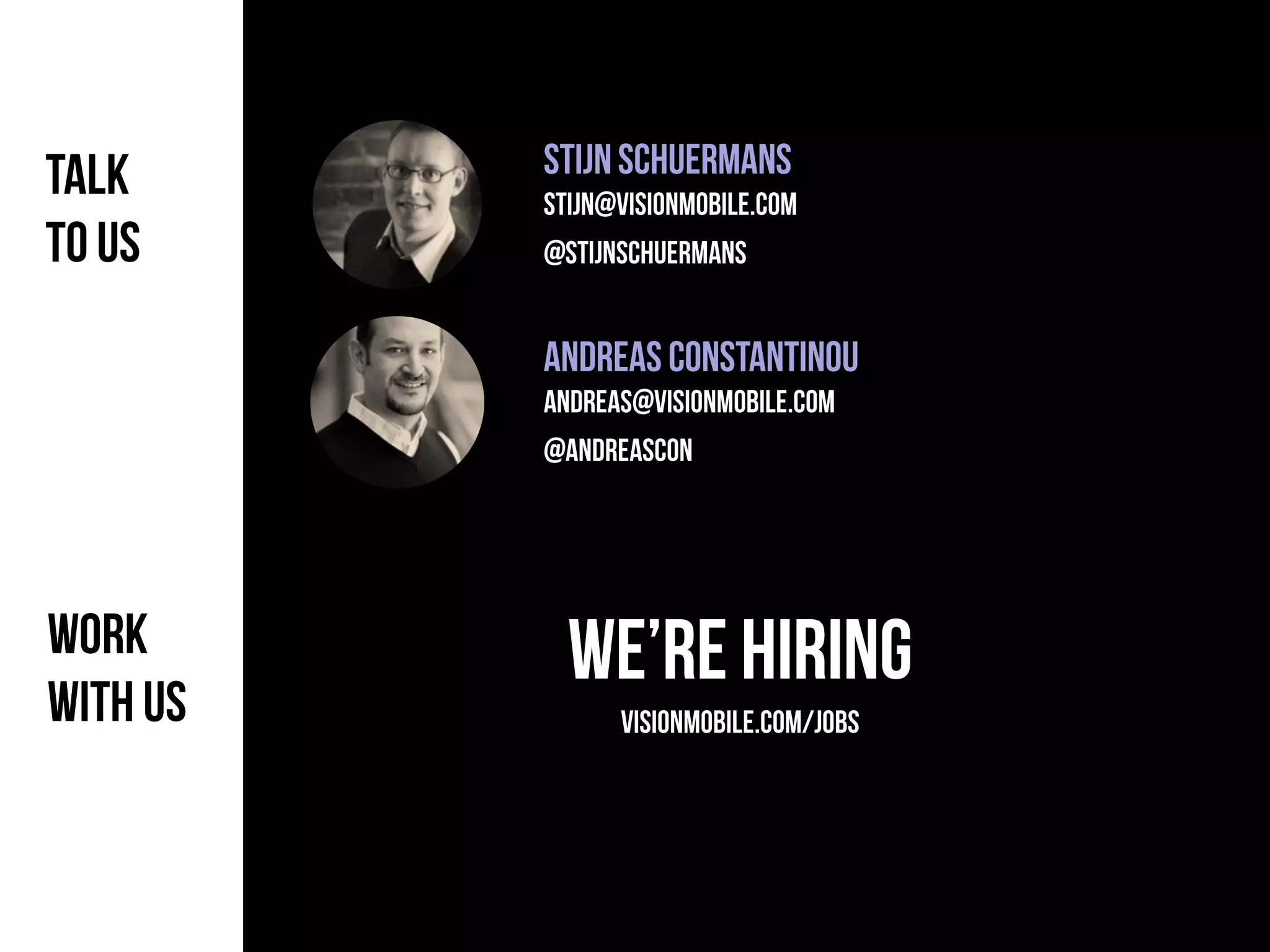 Copyright VisionMobile 2014