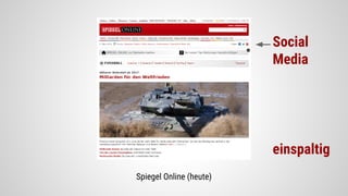 Spiegel Online (heute)
einspaltig
Social
Media
 