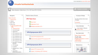Ist das LMS Design im Web 1.0 stehen geblieben - Vortrag bei der Moodlemoot 2015