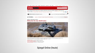 Spiegel Online (heute)
 