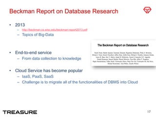 the beckman report on database research