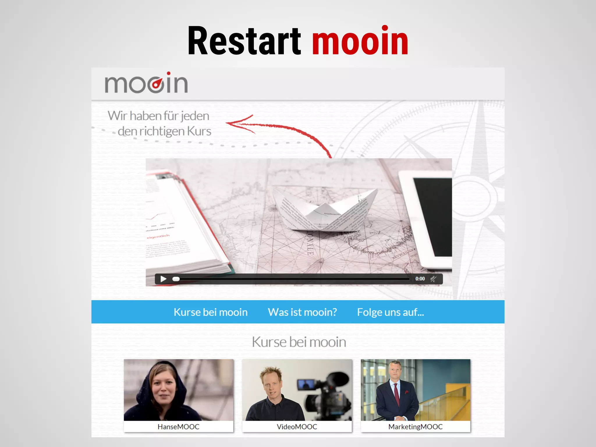 Restart mooin
 