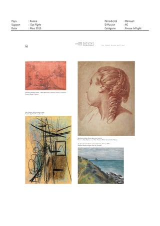 Pays : Russie Périodicité : Mensuel
Support : Top Flight Diffusion : NC
Date : Mars 2015 Catégorie : Presse Inflight
 