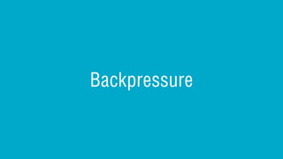 Backpressure
 