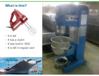 USS Midway
& Pancakes
What is this?
64
Copyright 2015 by Data Blueprint
• It is tall
• It has a clutch
• It was built in 1942
• It is still in regular use!
 