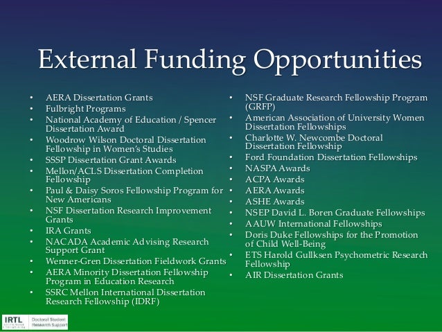 Air research and dissertation grants