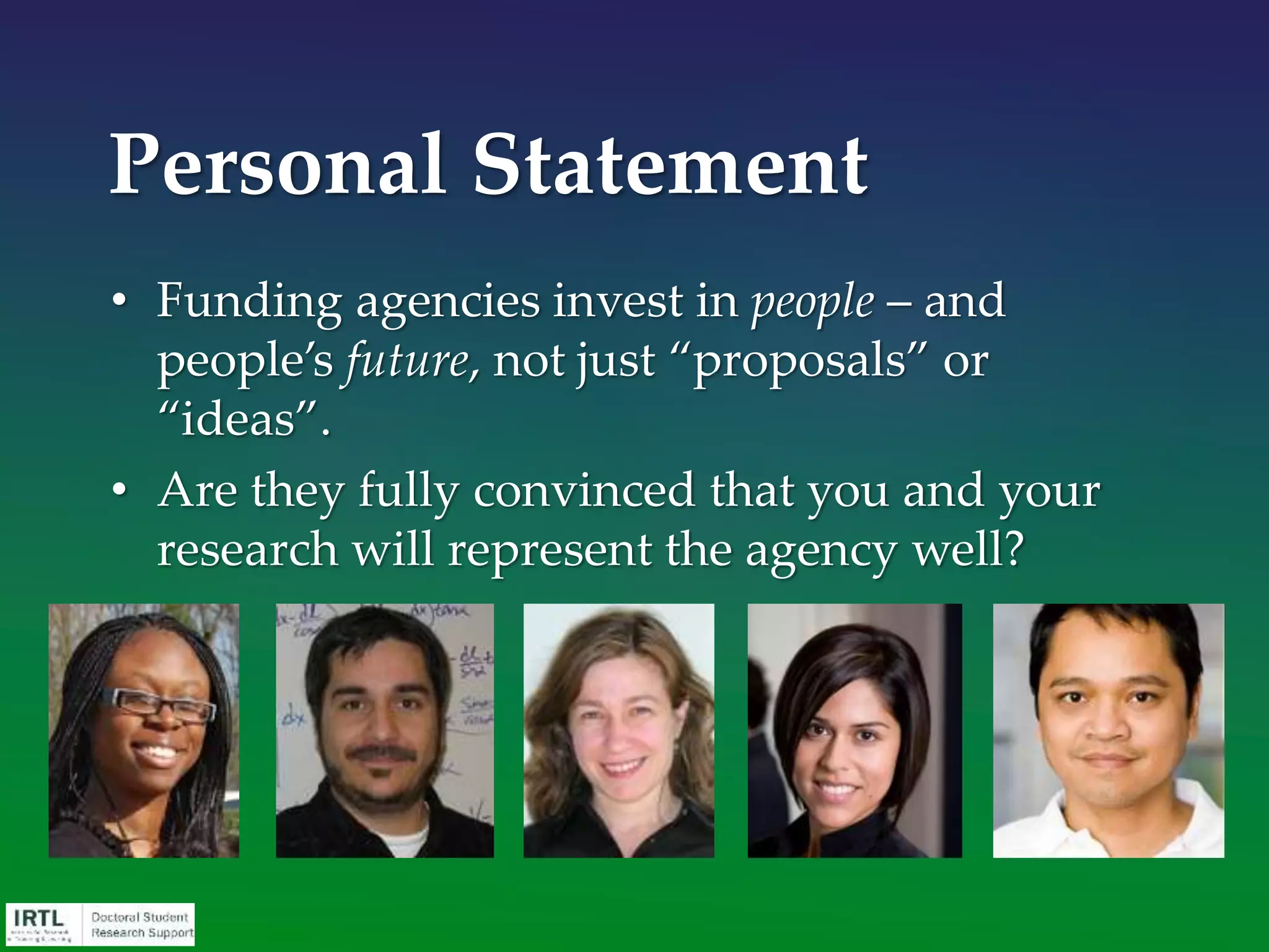 The underlying secrets to any successful
budget preparation are to base them on
real costs that have accurately been
determined and then to justify all
budgeted expenses exhaustively in the
proposal. Well-planned budgets reflect
carefully thought-out projects.
Budget
 