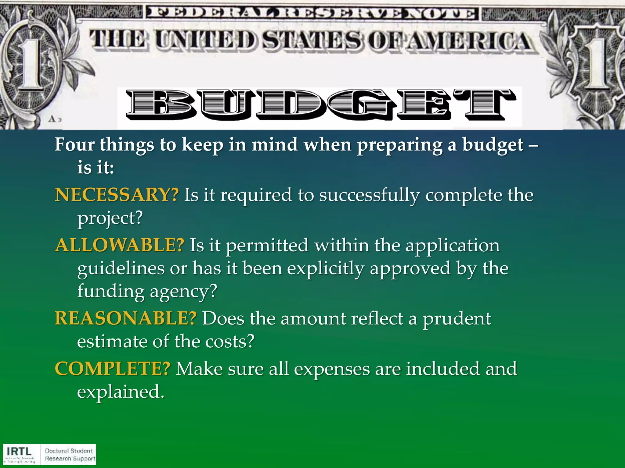 • It is probably the most important section during review,
because it will be ready by all reviewers, not just those
assigned
• It must be written in plain English, because it must be
interpretable by laypersons
• Write it last, but not at the last minute
• Use third person in this section only
• Do not use it to summarize past accomplishments or to
review background material
• Should be a stand-alone section
• Becomes part of the public domain; protect what you don’t
want revealed
Abstract
 