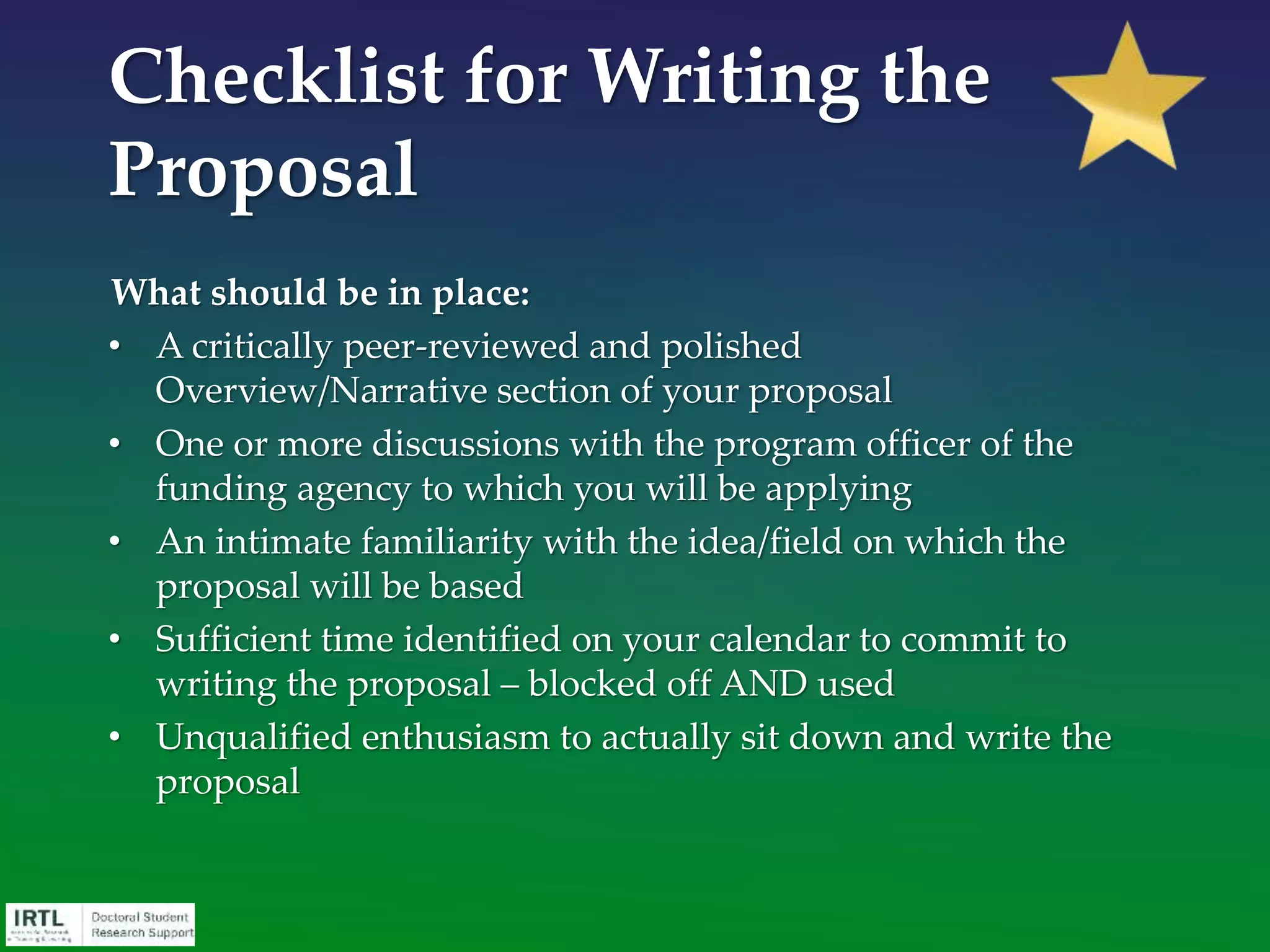 Spend the time you want to agonize
about starting an application working
on the application. Doing it will help
you learn how to do it.
-CITE student
Advice and Words of
Encouragement
 