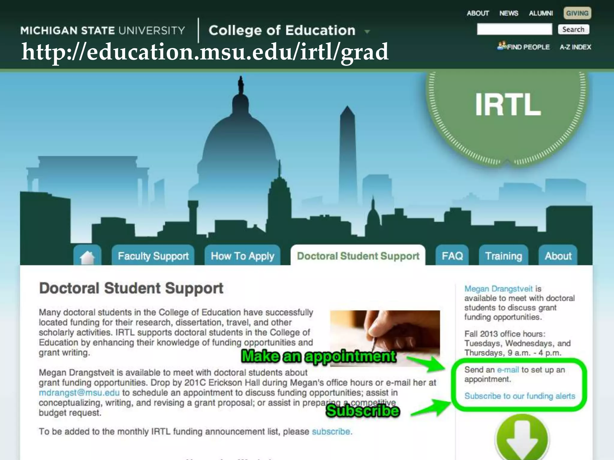 1. Learn about grants
Learning Objectives
 