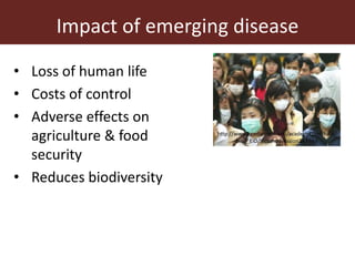 Wildlife-livestock-human interface: recognising drivers of disease