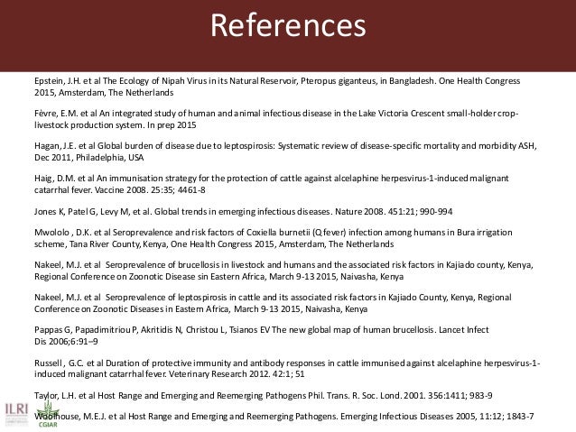 Wildlife-livestock-human interface: recognising drivers of 