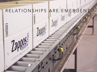 R E L AT I O N S H I P S A R E E M E R G E N T
@ J B O O G I E
 