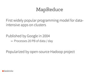(Berkeley CS186 guest lecture) Big Data Analytics Systems: What Goes Around Comes Around