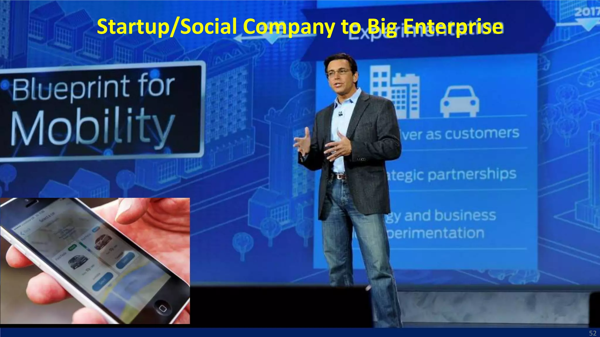 52
Startup/Social Company to Big Enterprise
 