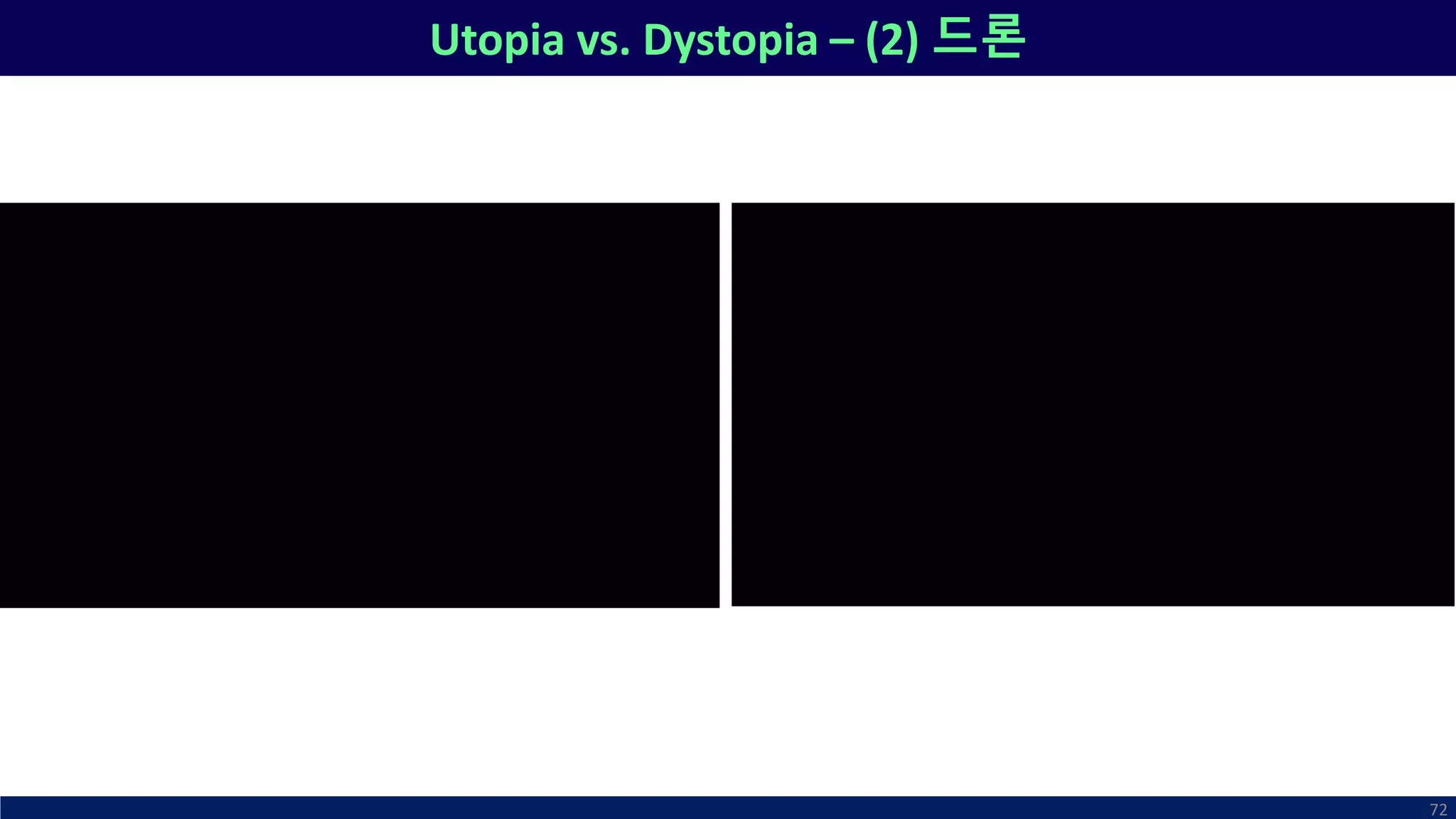 Utopia vs. Dystopia – (2) 드론
72
 