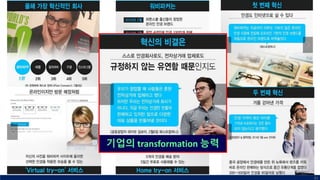 81
기업의 transformation 능력
 