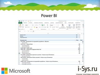 Power BI
 
