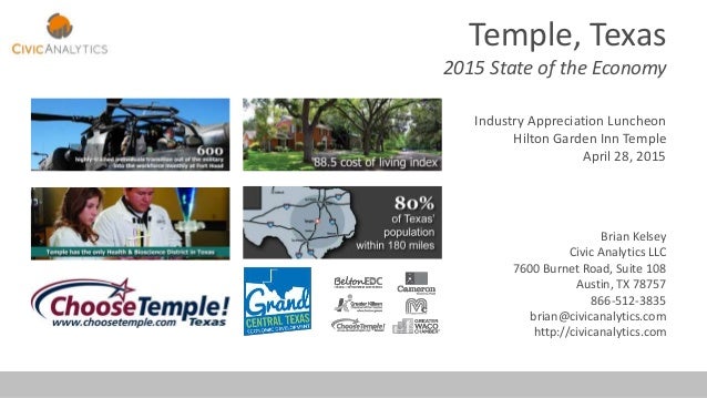 Temple Texas 2015 State Of The Economy