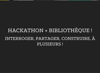 +$&.$7+21 %,%/,27+Š48(
,17(552*(5 3$57$*(5 &216758,5( ‚
3/86,(856
 