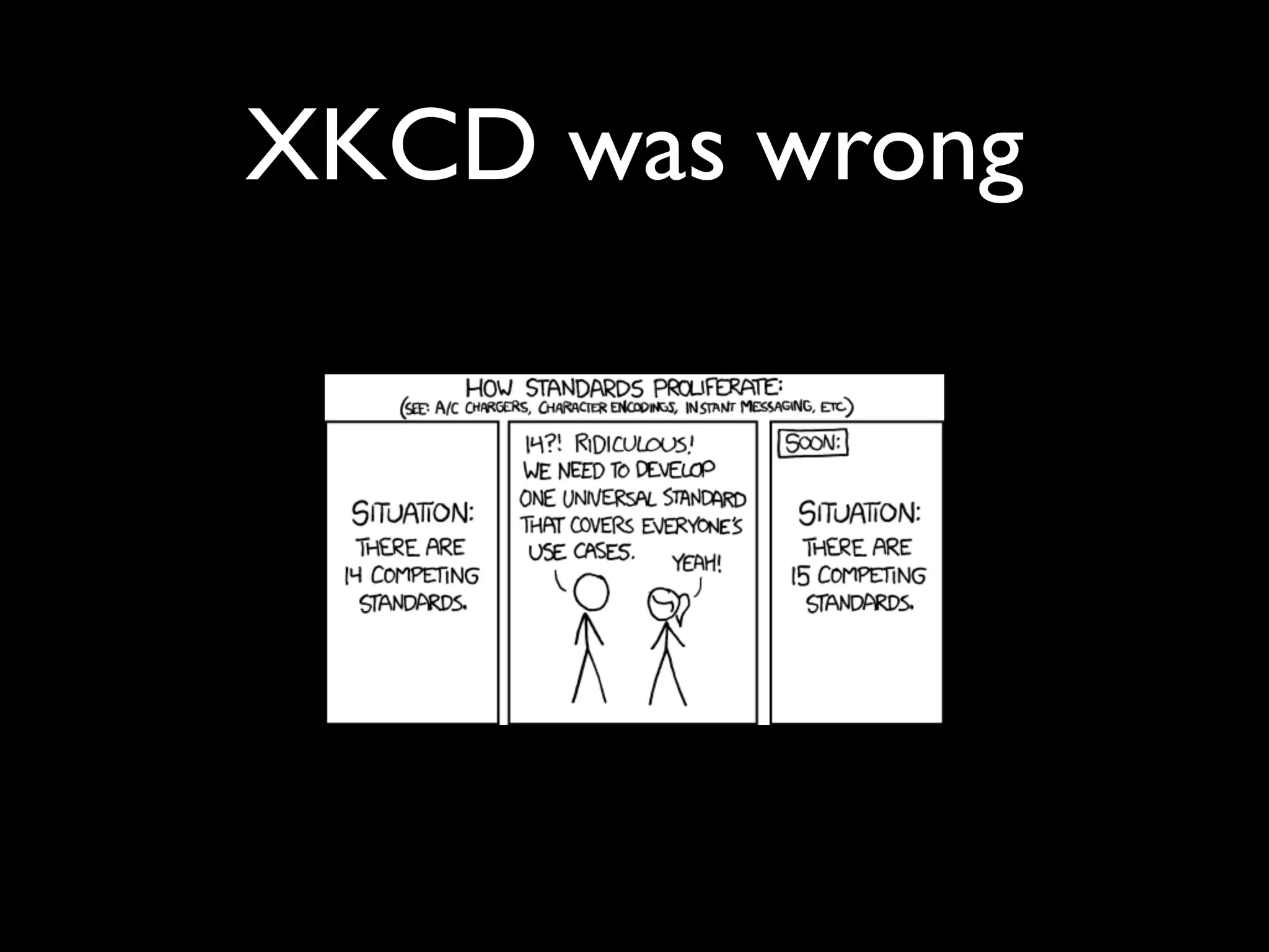 XKCD was wrong
 